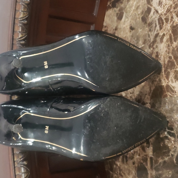 Charles Jourdan black patent leather pumps - Picture 2 of 3